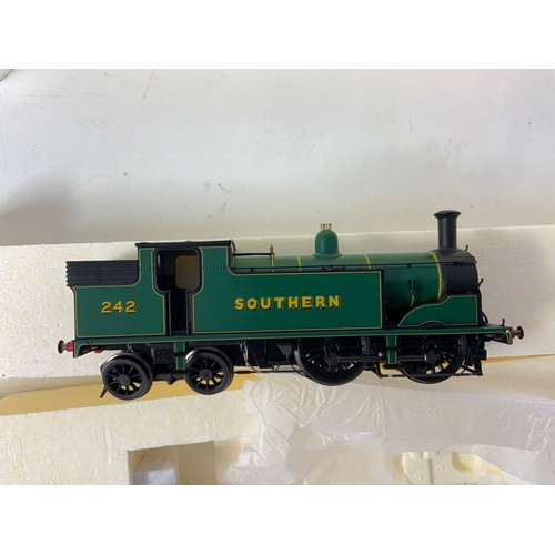 524 - HORNBY BOXED SR R2923 0-4-4T M7 LOCO 242, DCC READY T/W OXFORD ADAMS TANK LOCO EAST KENT RAILWAY  NO... 