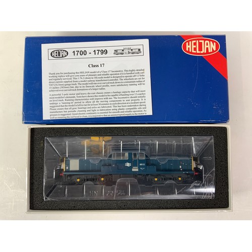 518 - HELJAN, BOXED CLASS 17 CLAYTON, MODEL 1711 D8512 BLUE F.Y.E, DERBY RESEARCH VARIANT