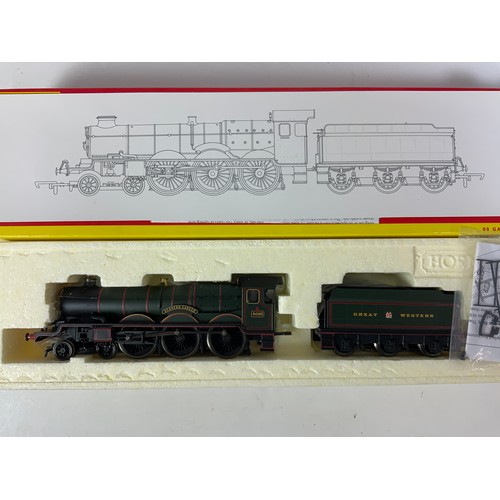 526 - HORNBY R2317 GWR CASTLE 4093 DUNSTER CASTLE, BOXED, HORNBY PART BOXED SAINT CLASS, & BACHMANN 31-801... 