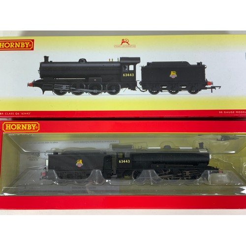 537 - HORNBY, R3425 BR EARLY CLASS Q6 LOCOMOTIVE 63443 BR BLACK, DCC READY, APPEARS UNUSED, T/W R3622, EAR... 