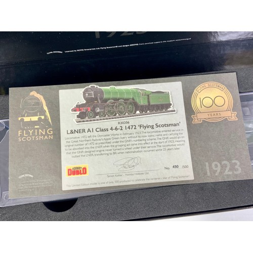 550 - HORNBY, HORNBY DUBLO, COMMEMORATIVE BOXED MODEL, R30206 L&NER A1 CLASS A1 4-6-2, 1472 FLYING SCOTSMA... 