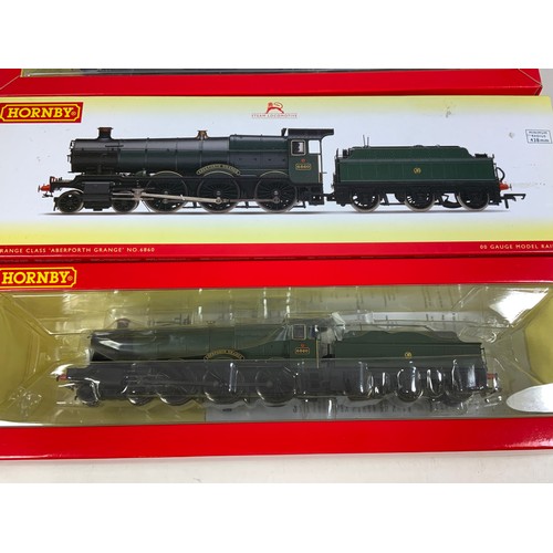 539 - HORNBY, 2 BOXED MODELS, R3552 GWR GRANGE 6860 ABERPORTH GRANGE & KING CLASS R3332 6029 KING EDWARD V... 