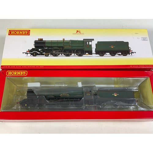 539 - HORNBY, 2 BOXED MODELS, R3552 GWR GRANGE 6860 ABERPORTH GRANGE & KING CLASS R3332 6029 KING EDWARD V... 