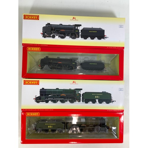 538 - HORNBY 2 BOXED LOCOMOTIVES, APPEAR UNUSED R3458 SR 4-4-0 SCHOOLS CLASS 921 SHREWSBURY, SR BLACK, & R... 