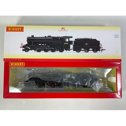 542 - 2 BOXED HORNBY EX LMS 8F CLASS LOCOMOTIVES, R3564 48045 WITH FOWLER TENDER, DCC READY