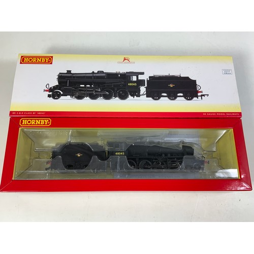 542 - 2 BOXED HORNBY EX LMS 8F CLASS LOCOMOTIVES, R3564 48045 WITH FOWLER TENDER, DCC READY