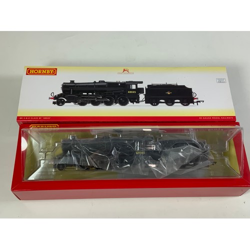 542 - 2 BOXED HORNBY EX LMS 8F CLASS LOCOMOTIVES, R3564 48045 WITH FOWLER TENDER, DCC READY