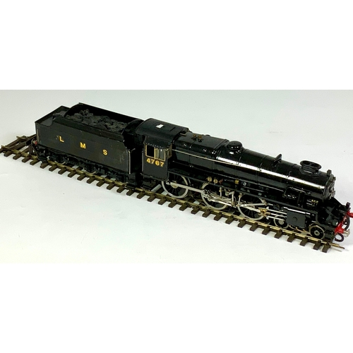 478 - A,  R G MARSHALL MODEL MAKERS TELFORD,  BUILT 0 GAUGE LMS BLACK 5 MODEL 4767, ELECTRIC DRIVE WITH SL... 