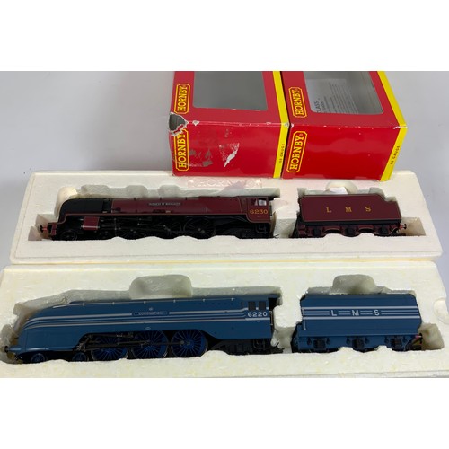 509 - HORNBY, 2 BOXED LOCOMOTIVES, R2230 LMS DUCHES OF BUCCLEUCH, & R2206 CORONATION CLASS, 6220 CORONATIO... 