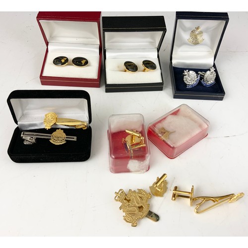 280 - CASED CUFFLINKS, TIE PINS ETC INC. POLICE STAFF COLLEGE, FIFA, HONG KONG FIRE SERVICE, HONG KONG POL... 