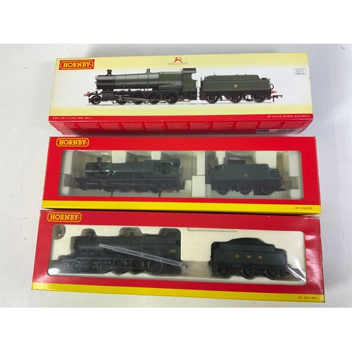 422 - HORNBY, 2 BOXED GWR 2800 CLASS LOCOMOTIVES, R2153B 2839 & R2916, 2812 DCC READY