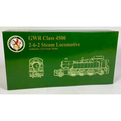 494 - LIONHEART TRAINS, 0 GAUGE BOXED LHT-S-4508 CLASS 45XX GWR BR LATE CREST LINED GREEN PRAIRIE TANK, 45... 