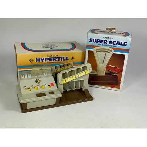 48 - CASDON SUPER SCALE CHILDS SCALES & CASDON HYPERTILL CASH REGISTER