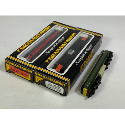 374 - N GAUGE MODEL RAILWAY, BOXED BR CLASS 56 8051J, SPECIAL EDITION  IN LOADHAUL LIVERY, BR CLASS 47/4, ... 