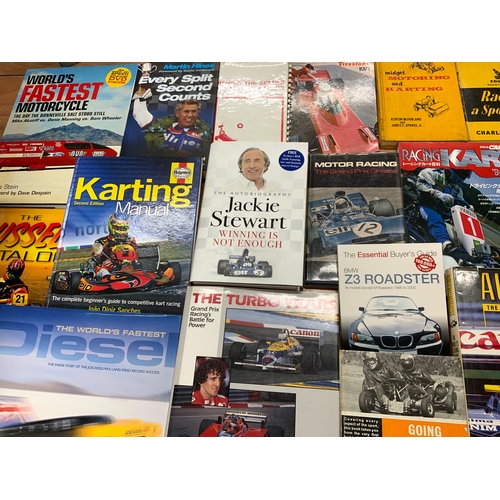 34 - MOTORING BOOKS, MOTOR RACING, KARTING, AUTOCOURSE 1987-88