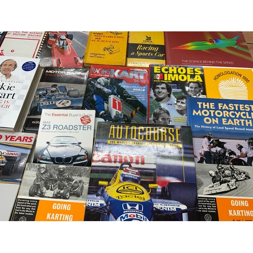 34 - MOTORING BOOKS, MOTOR RACING, KARTING, AUTOCOURSE 1987-88