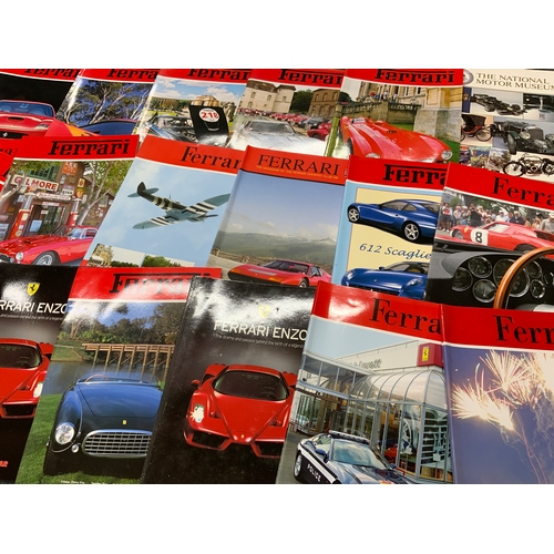 43 - 28 EDITIONS OF THE FERRARI OWNERS CLUB MAGAZINE, PLUS OTHER TITLES