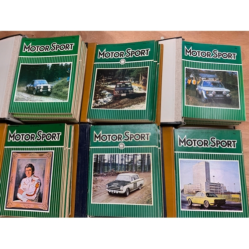 41 - 6 BOUND FOLDERS OF EARLY MOTORSPORT MAGAZINES