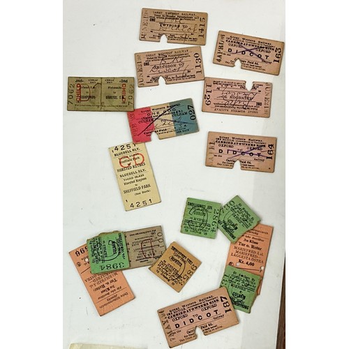 280 - GREAT WESTERN RAILWAY TICKET ENVELOPES, CARRIAGE PAID LABELS DIDCOT TO READING, DIDCOT TO SNOW HILL,... 