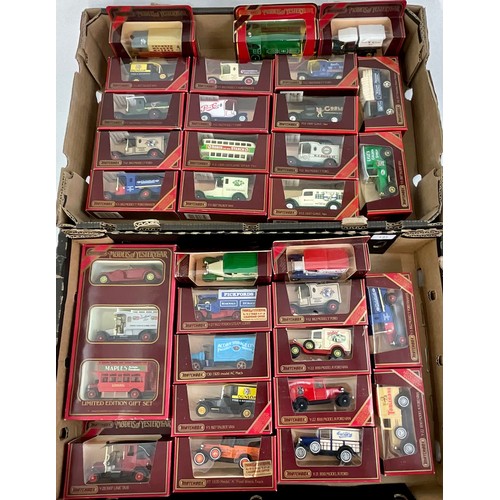 131 - MATCHBOX MODELS OF YESTERYEAR, TWO TRAYS COMPRISING 31 MODELS