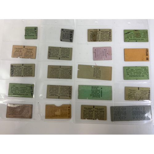 299 - RAILWAY TICKETS, MAINLY FROM THE ROSS & MONMOUTH RAILWAY, T/W WYE VALLEY RAILWAY. 63 IN TOTAL AS SHO... 