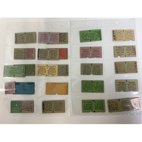 298 - RAILWAY TICKETS , BASED ON THE GLOUCESTER TO NEWPORT LINE, SOME INTERESTING COUNTRY STATIONS, OAKLE ... 