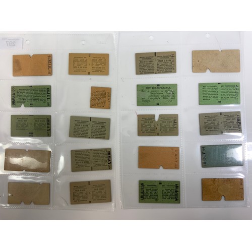 297 - RAILWAY TICKETS, 40 AS SHOWN MAINLY RELATING TO RAILWAYS OF THE FOREST OF DEAN, INC CINDERFORD, SPEE... 