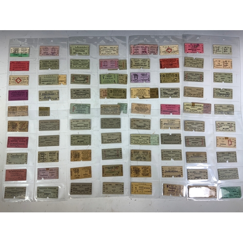 294 - RAILWAY TICKETS, EXTENSIVE COLLECTION OF MAINLY THE BIRMINGHAM & LEICESTER, ROUTE, INC SALTLEY, CAST... 