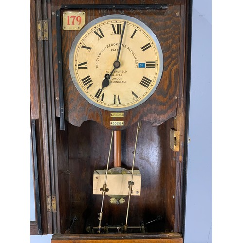 1 - THE GLEDHILL-BROOKTIME RECORDERS LIMITED CLOCKING ON/OFF CLOCK FROM LONGBRIDGE BRITISH LEYLAND