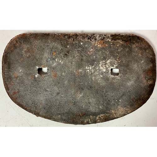 286 - RAILWAY WAGON BUILDERS PLATE, HURST NELSON 1957, LOT NO 3035, B426453