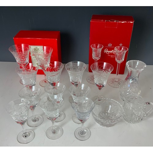 237 - A COLLECTION OF BRIERLEY GLASSWARES