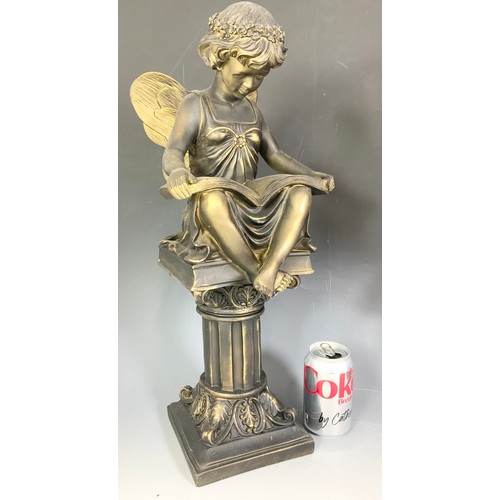 262 - FIGURAL TABLE LAMP WITH A NYMPH, FAIRY MODEL