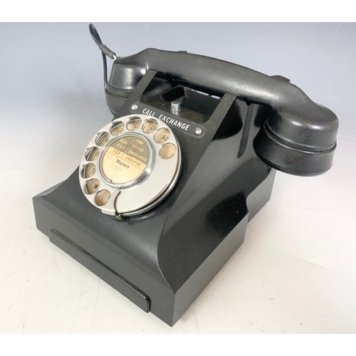 379 - A VINTAGE BAKELITE CALL EXCHANGE TELEPHONE