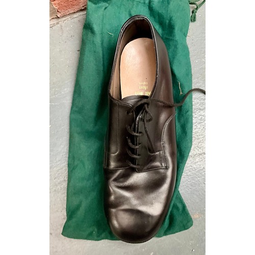 451 - CASTELL AND SON OXFORD GRADUATION ROBE WITH MORTAR BOARD,  AND A PAIR OF GENTLEMANS BILL BIRD (BESPO... 