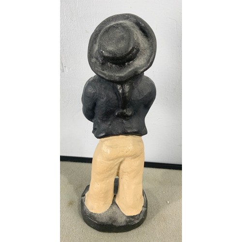 309 - CAST IRON SAILOR FIGURE 23cm TALL