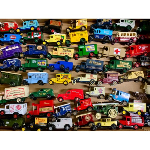 107 - A VERY LARGE COLLECTION OF LLEDO & DAYS GONE VANGUARD DIECAST MODELS. APPROX 190 MODELS ALL UN BOXED... 