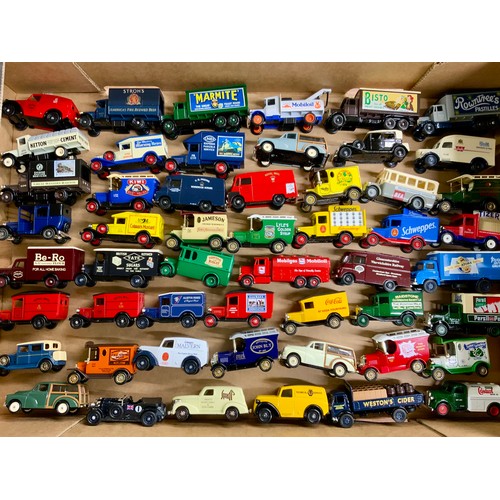 107 - A VERY LARGE COLLECTION OF LLEDO & DAYS GONE VANGUARD DIECAST MODELS. APPROX 190 MODELS ALL UN BOXED... 