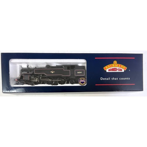 344 - BACHMANN, BOXED BR 2-6-4 STANDARD, 32-351 80097, 31105 BR STANDARD 75078 & 37-053 STANDARD 75001