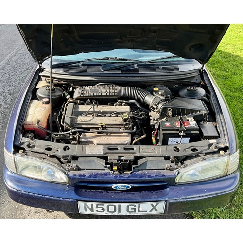 1 - 1996 FORD MONDEO GLX 5 DOOR HATCHBACK, FIRST REGISTERED 5/2/1996, ONE FORMER KEEPER, 1988 CC PETROL,... 