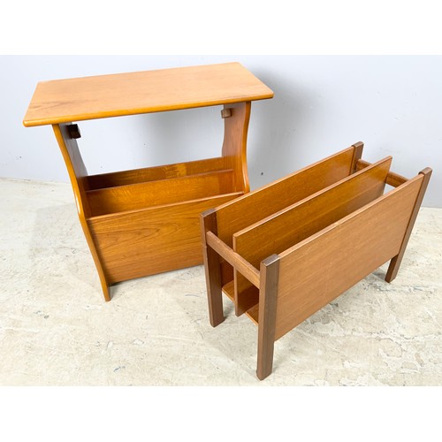 660 - TWO MAGAZINE RACKS