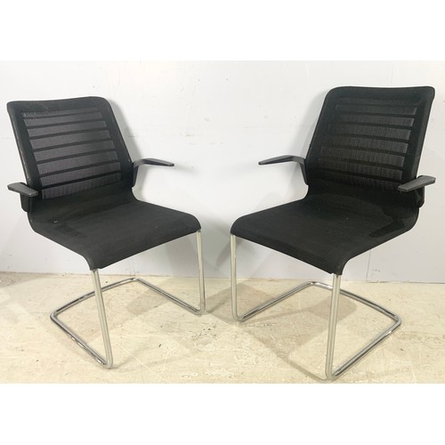 628 - PAIR OF STYLISH DESK / OFFICE CHAIRS