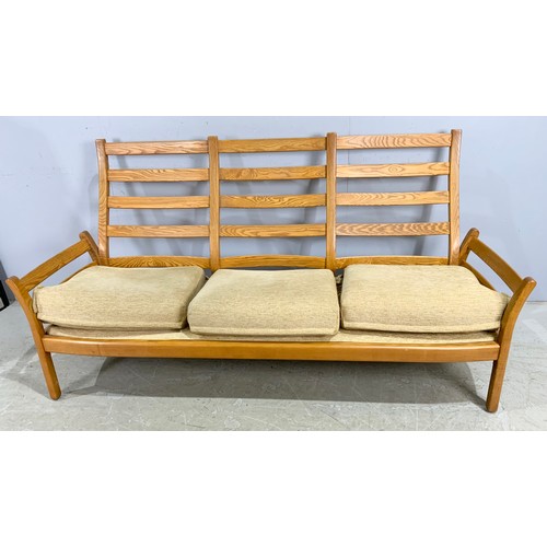 728 - ERCOL GOLDEN DAWN 3 SEATER SOFA WIDTH 187cm