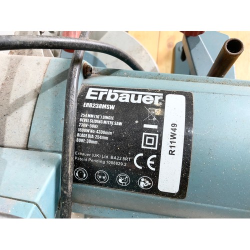 503 - ERBAUER ERB238MSW SLIDING MITRE SAW