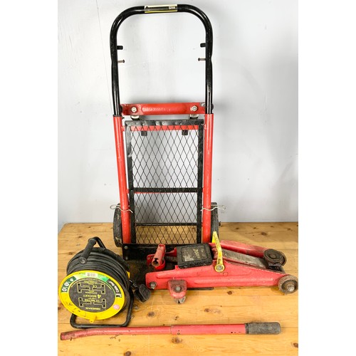 515 - WORKMATE, TROLLEY JACK , SACK TRUCK ETC