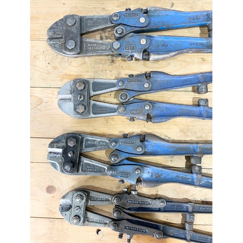 484 - 6 PAIRS OF RECORD BOLT CROPPERS INC MODELS 936, 930,601, 600A