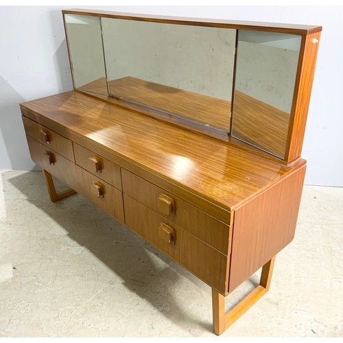 688 - STONEHILL FURNITURE, RETRO TEAK DRESSING TABLE