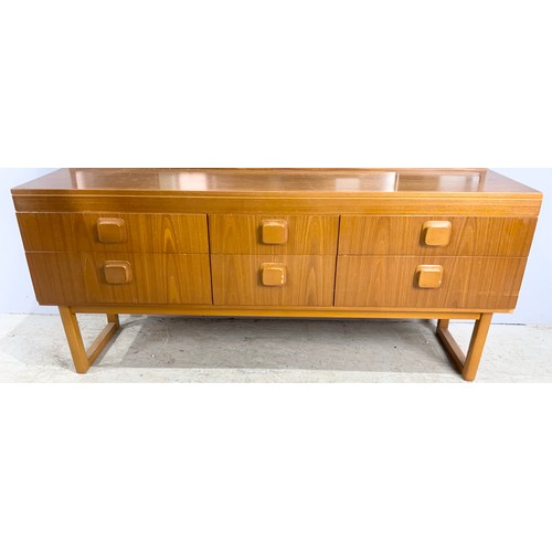 688 - STONEHILL FURNITURE, RETRO TEAK DRESSING TABLE