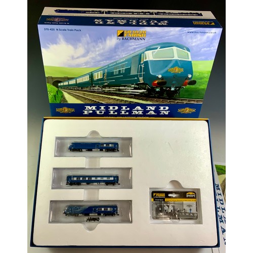 554 - N GAUGE, GRAHAM FARISH BY BACHMANN, 370-425 N SCALE TRAIN PACK, MIDLAND PULLMAN, SPECIAL COLLECTORS ... 