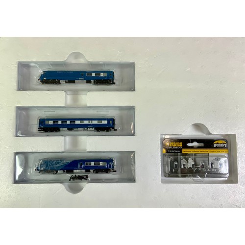 554 - N GAUGE, GRAHAM FARISH BY BACHMANN, 370-425 N SCALE TRAIN PACK, MIDLAND PULLMAN, SPECIAL COLLECTORS ... 