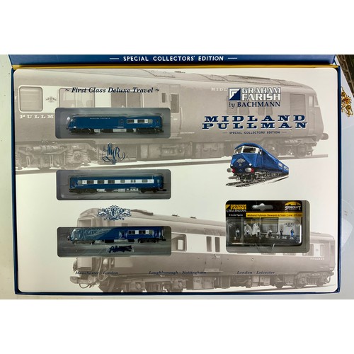 554 - N GAUGE, GRAHAM FARISH BY BACHMANN, 370-425 N SCALE TRAIN PACK, MIDLAND PULLMAN, SPECIAL COLLECTORS ... 